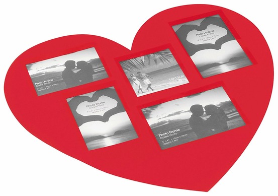 Set de table photos coeur