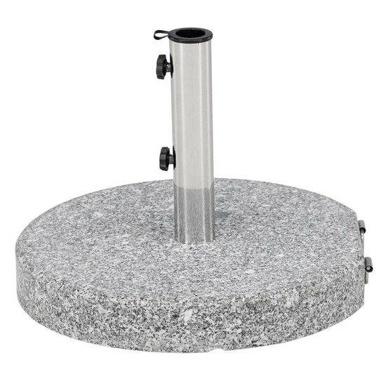 Pied de parasol moucheté rond