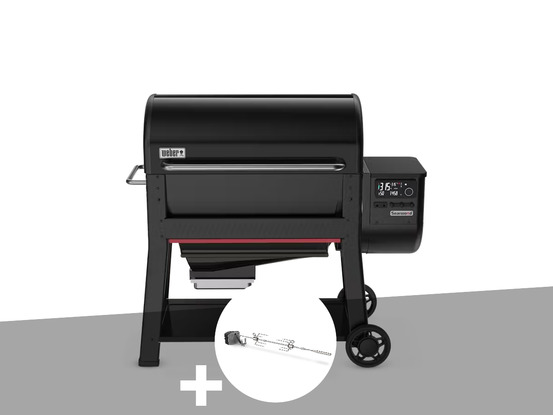 Barbecue à pellets searwood xl 600 + rôtissoire