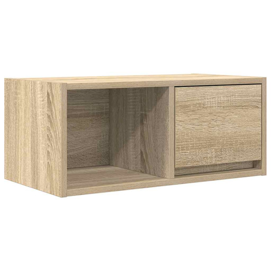 Meuble tv chêne sonoma 60x31x25,5 cm bois d'ingénierie