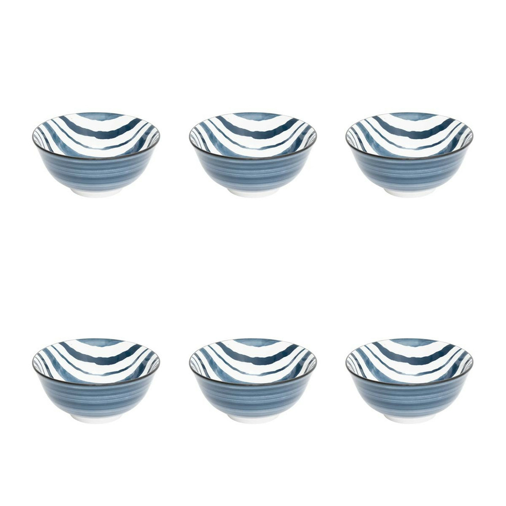 Lot de 6 bols en porcelaine 