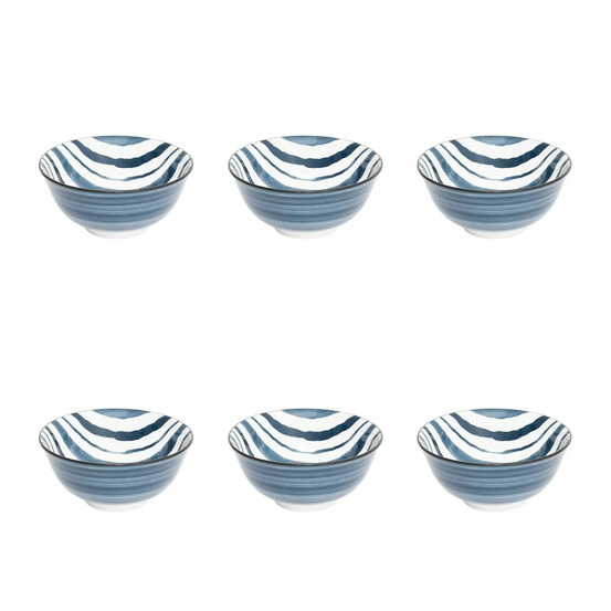 Lot de 6 bols en porcelaine