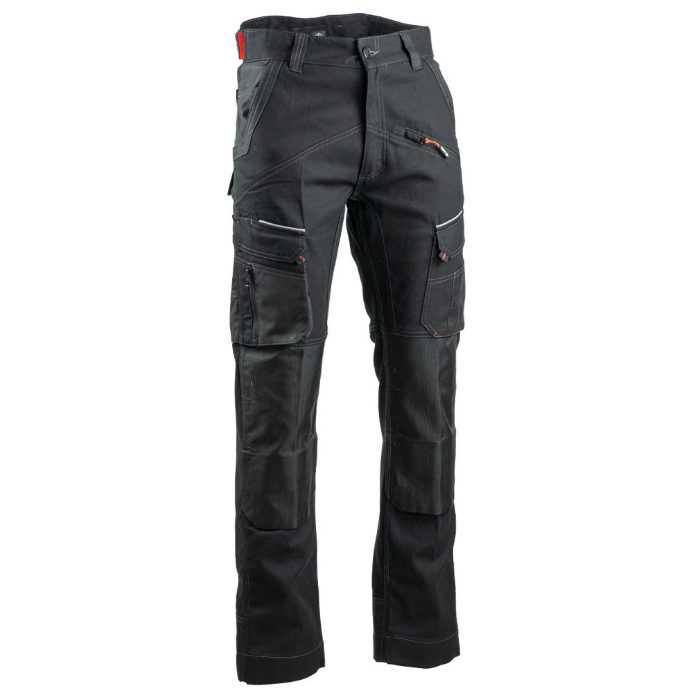 Pantalon cortex coton polyester noir taille 64 lma lebeurre 1783 64