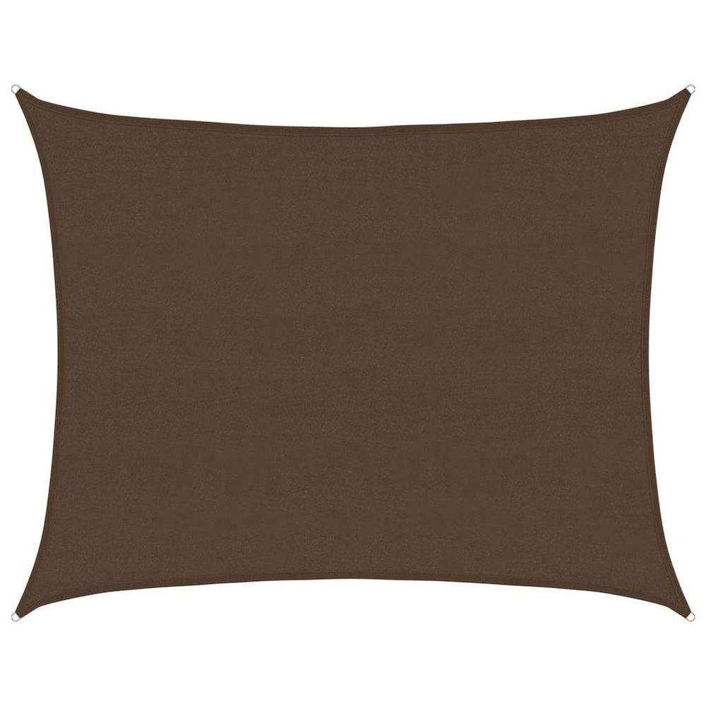 Voile d'ombrage 160 g/m² marron 6x8 m pehd