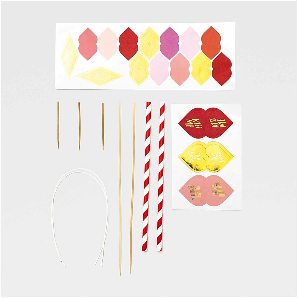 Décorations pour gâteaux - cœur & love