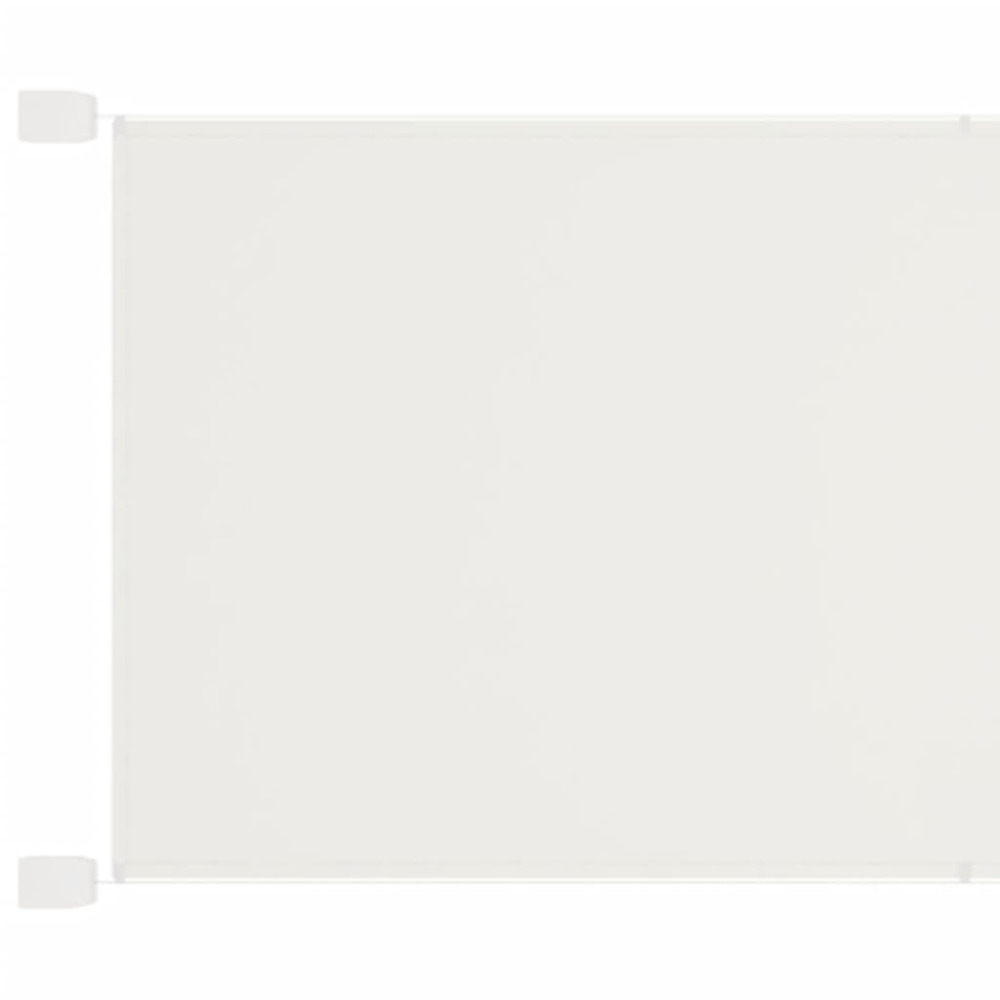 Auvent vertical blanc 140x1200 cm tissu oxford