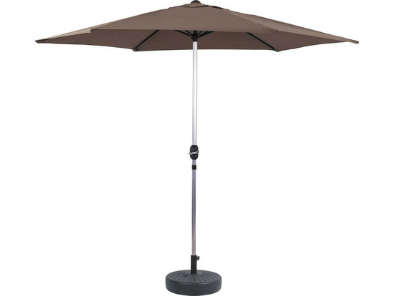 Parasol jardin droit alu