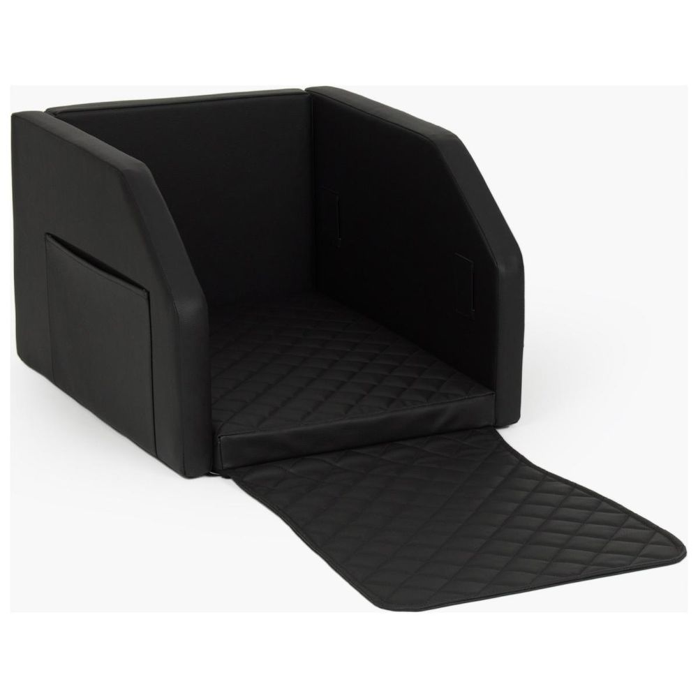 Velinda panier de voiture pliable pour chien 55x70 cm — noir