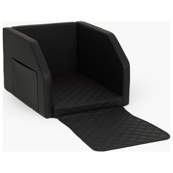 Velinda panier de voiture pliable pour chien 55x70 cm — noir