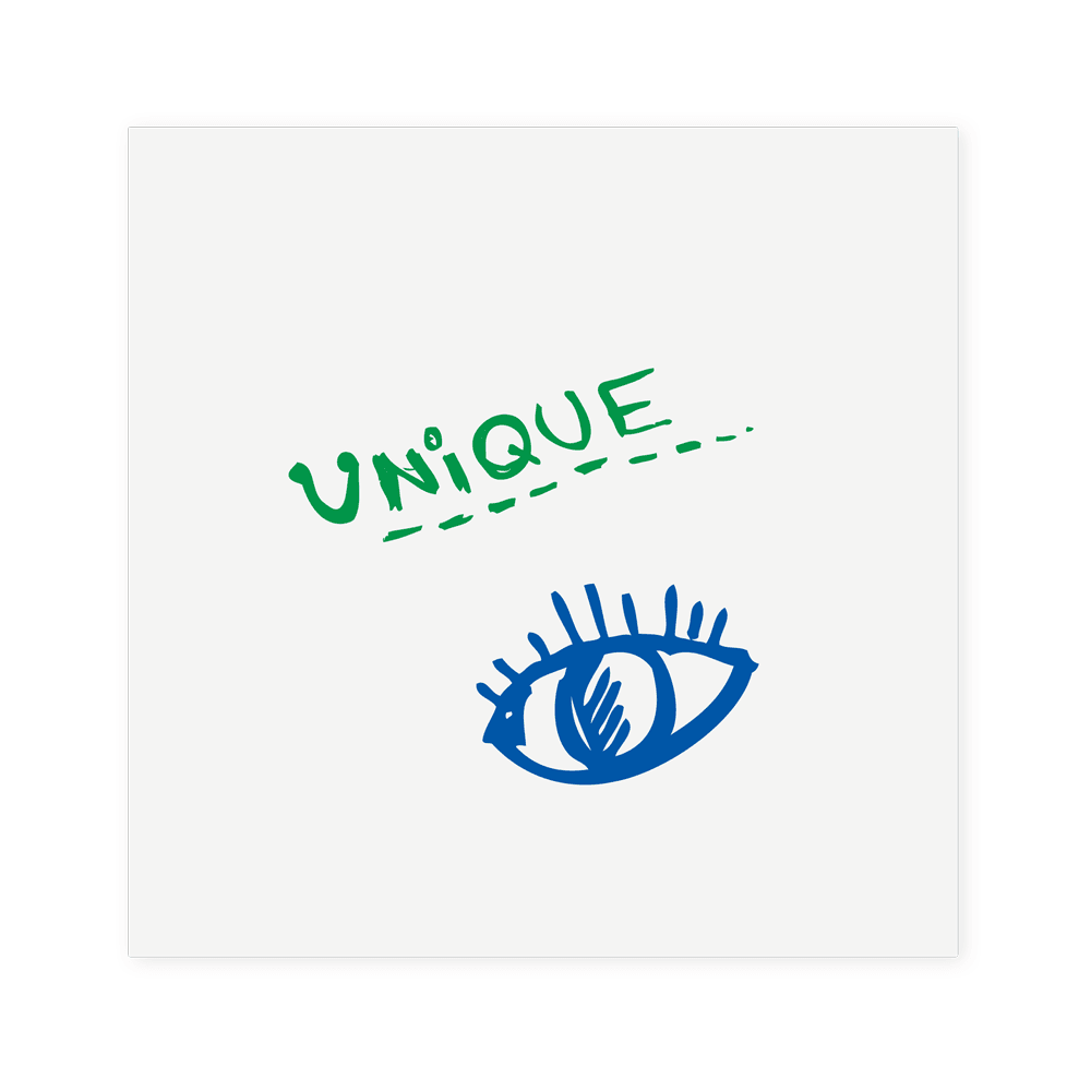 Board-up tableau blanc sans cadre - 75 x 75 cm