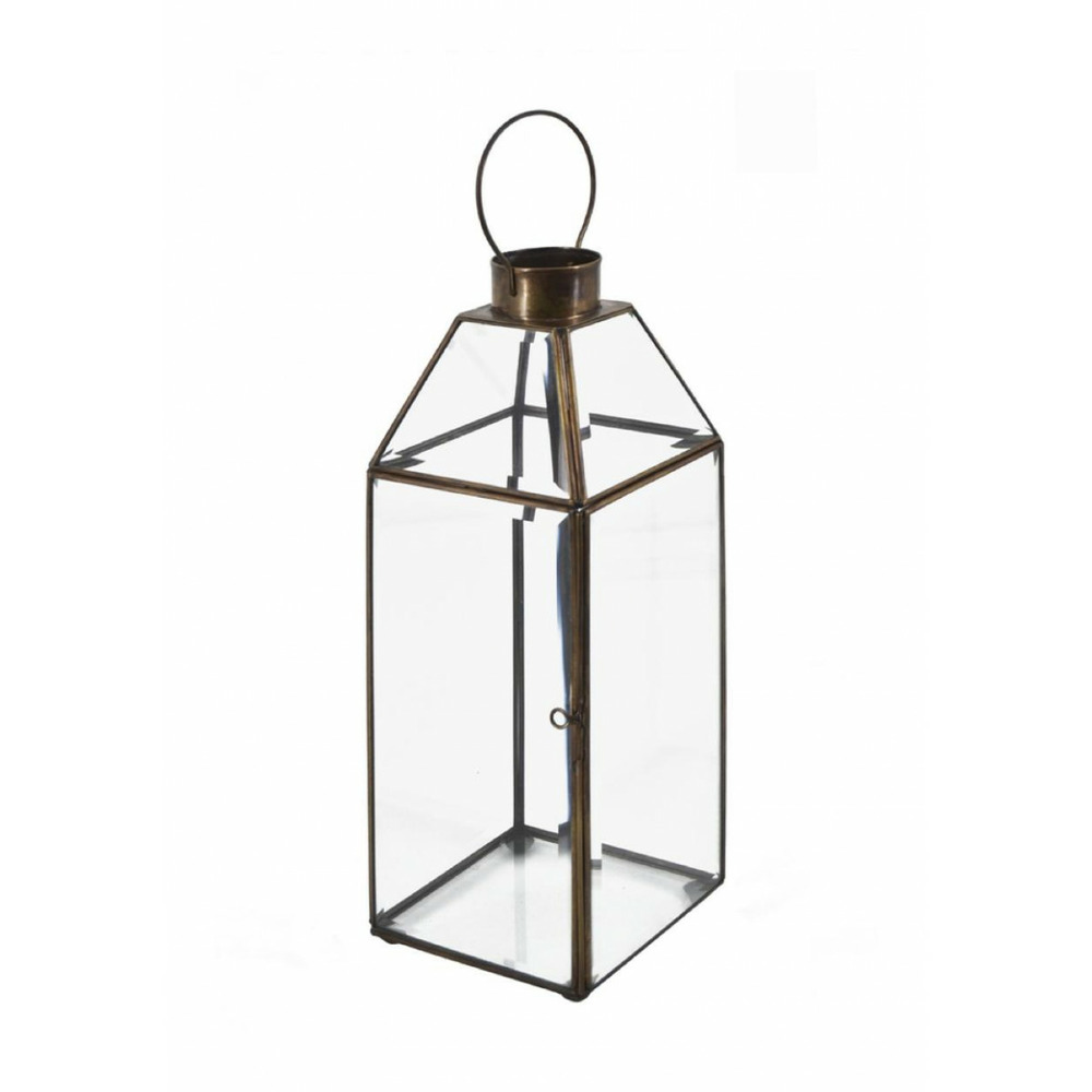 Lanterne bronze verre bronze - décoration d'autrefois