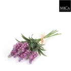 Mica decorations fleur artificielle lavendel - 5x1x34 cm - plastique - pourpre