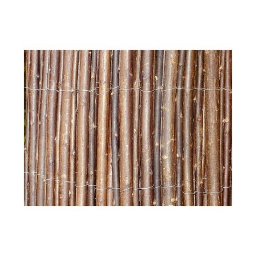 Canisse osier premium brun à occultation moyenne, h. 1. 5 x l. 3 m