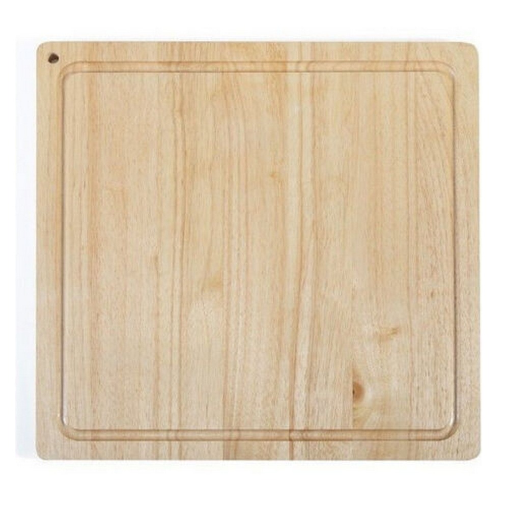 Planche à découper bois d'hévéa 46x46cm - mes141