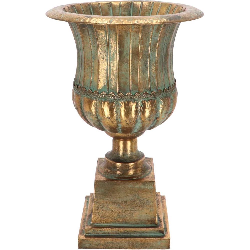 Vase en métal vieilli médicis modèle 6