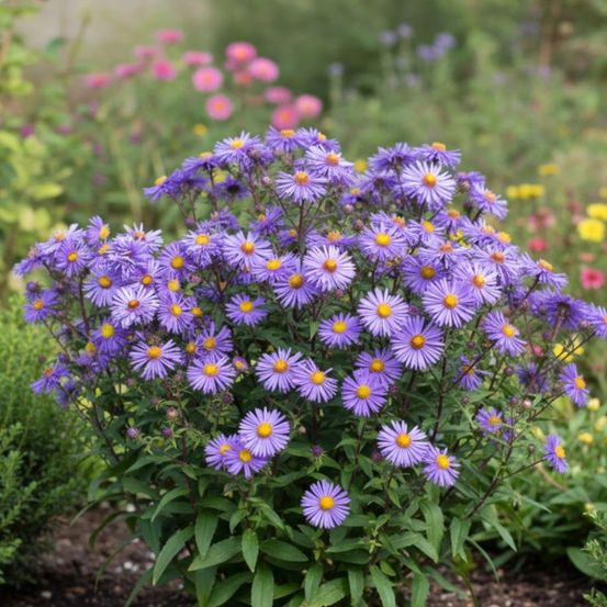 Aster grand d'automne barr's blue lot de 3 godets