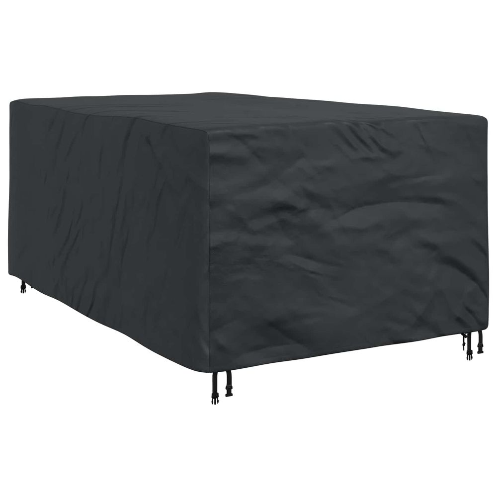 Housse pour meubles uni noir 143 x 225 x 90 cm 420d