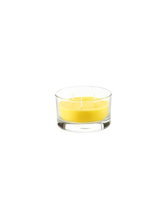 Bougie citronnelle verre 3 mèches - devineau