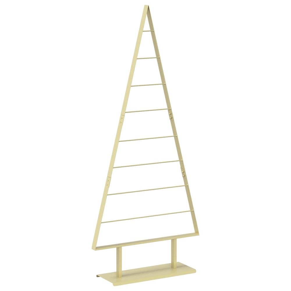 Arbre de noël en métal kuopio 180 cm acier doré