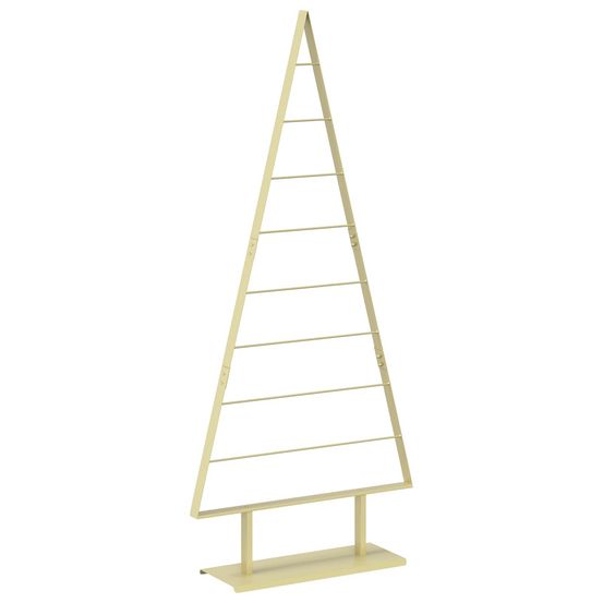 Arbre de noël en métal kuopio 180 cm acier doré
