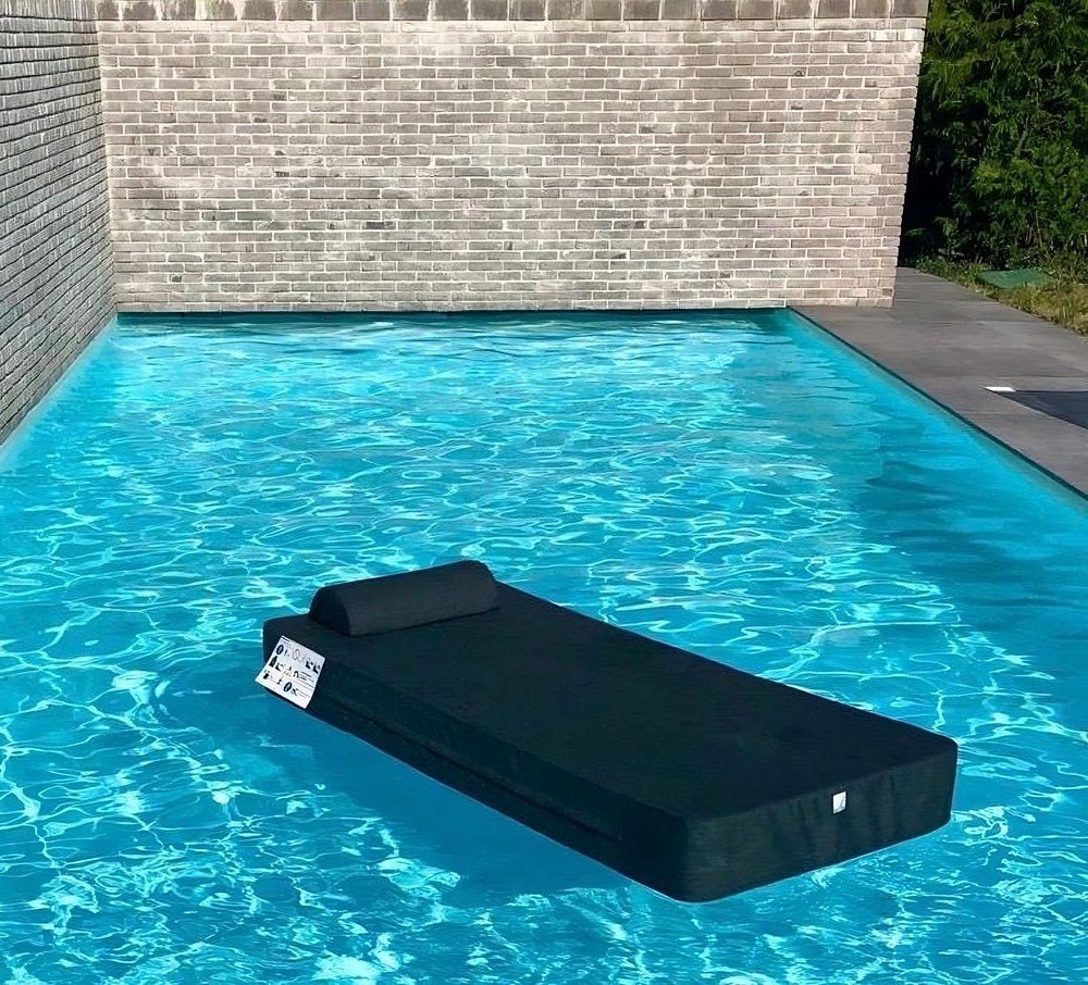 Le poolbed |matelas de piscine| 180x70x 18 cm anthracite