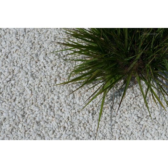 Gravier blanc brillant 8-12 - vrac big-bag - 500 kg