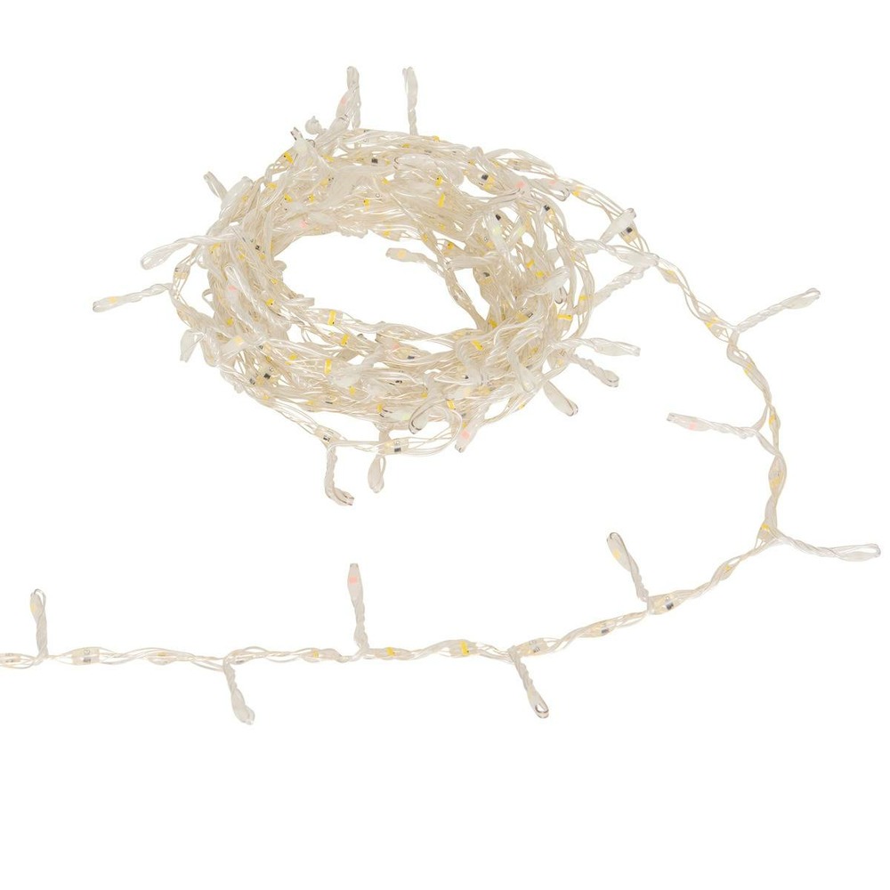 Guirlande lumineuse extérieure 300 led duo blanc chaud multicolore l.4m cuivre