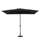 Parasol de jardin et terrasse réglable inclinable noir 3x2 robuste ombroc