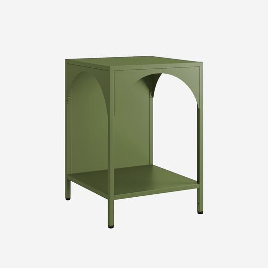 Table de chevet, table d'appoint industrielle métal