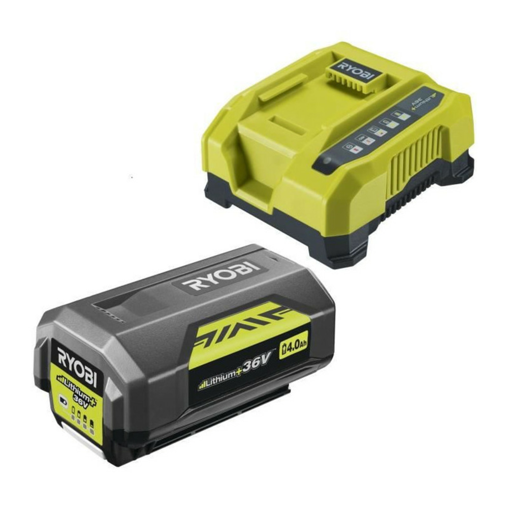 Batterie ryobi 36v lithiumplus 4.0 ah - 1 chargeur rapide ry36bc60a-140