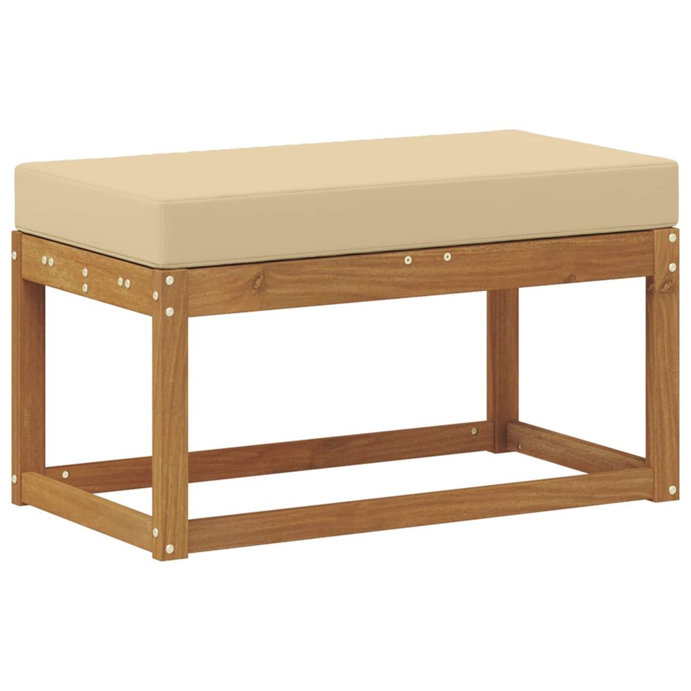 Banc de jardin bois d'acacia massif naturel