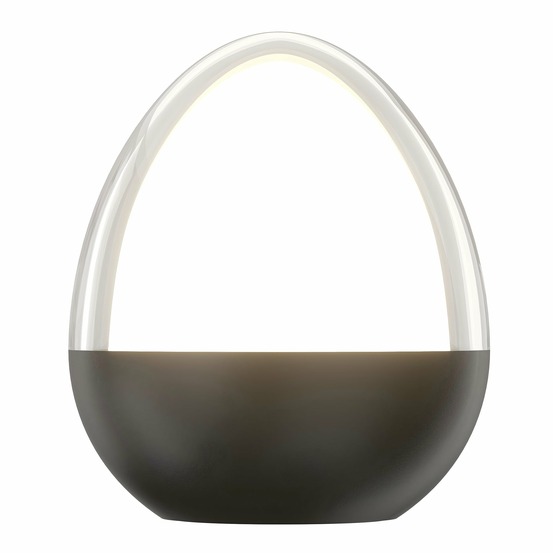 Lampe de table sans fil ovie blanc aluminium h12cm