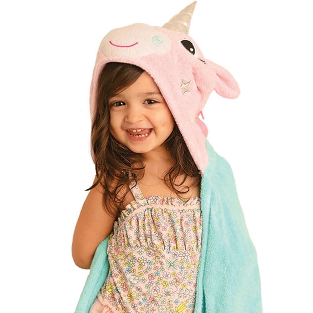 Serviette de bain enfant - allie la licorne