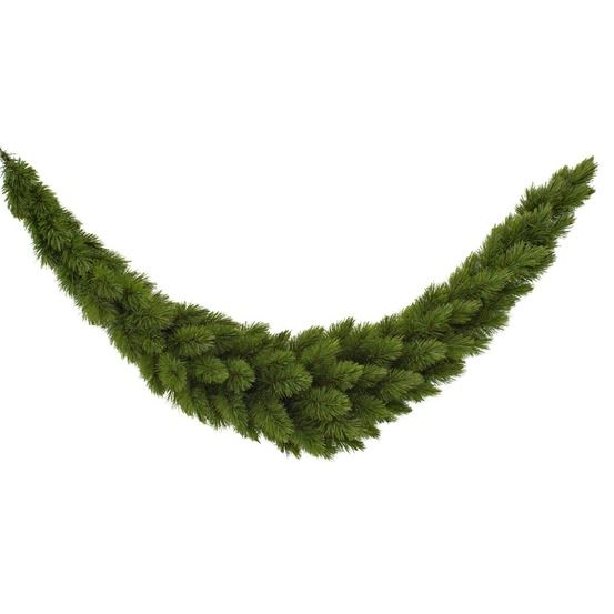 Triumph tree camden guirlande de noël vert - guirlande artificielle à forme fixe qui reste bien en place - guirlande sapin vert