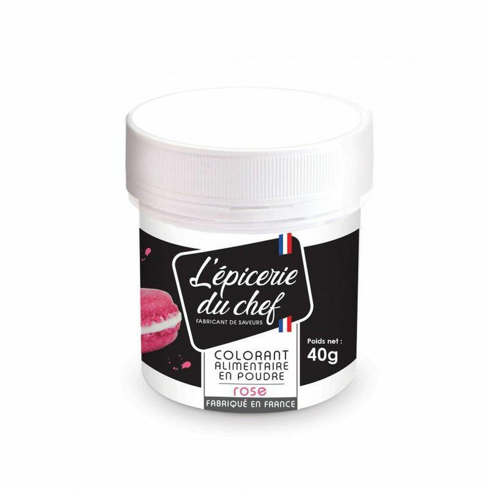 Colorant alimentaire en poudre 120 g - rose