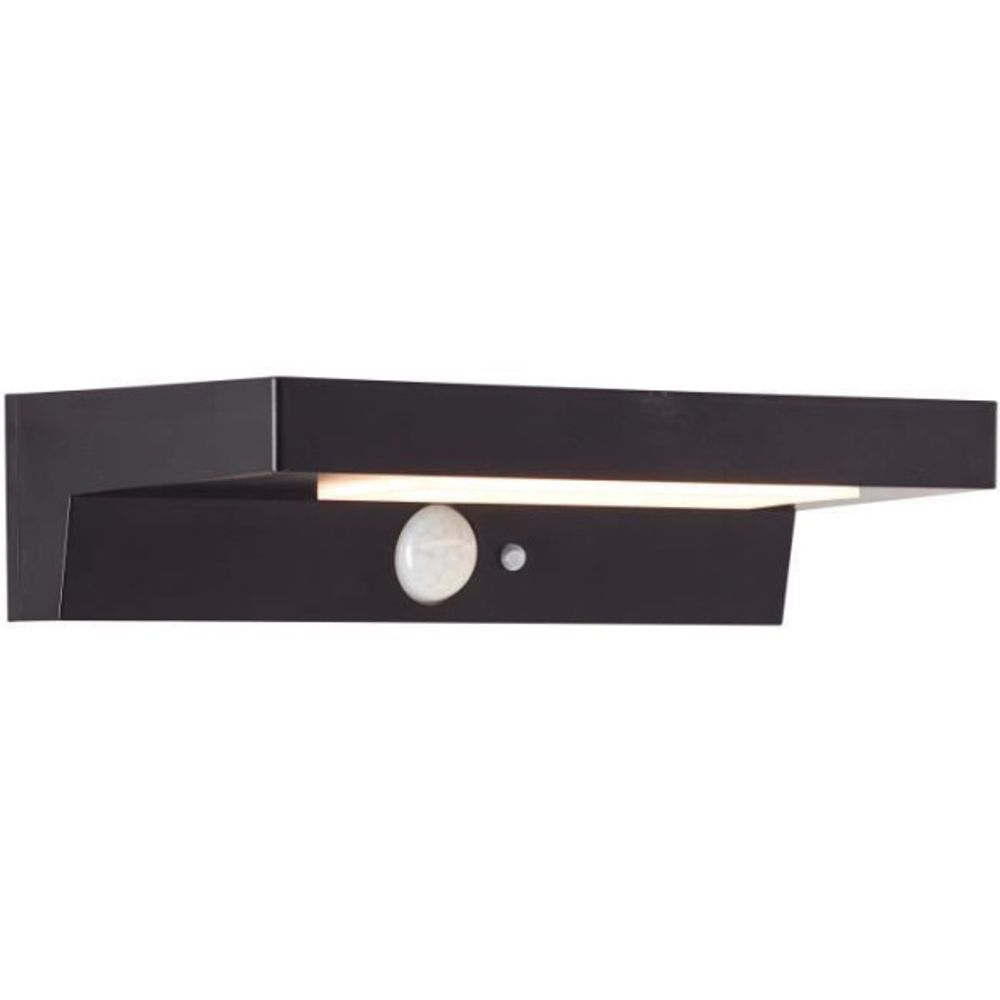 Applique extérieure - - barker - led et solaire - détecteur de mouvement - plastique - 4 w - noir