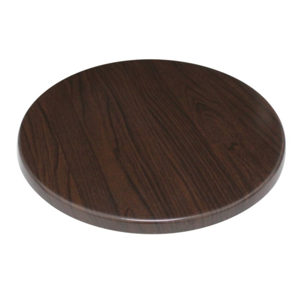 Plateau de table rond bolero 600 mm marron foncé