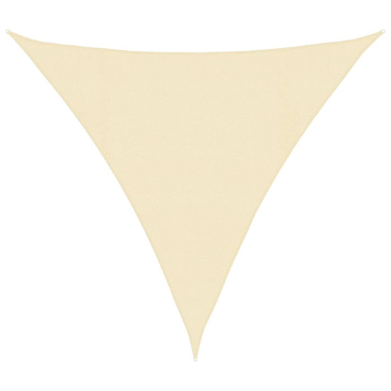 Voile d'ombrage 160 g/m² crème 4x4x4 m pehd