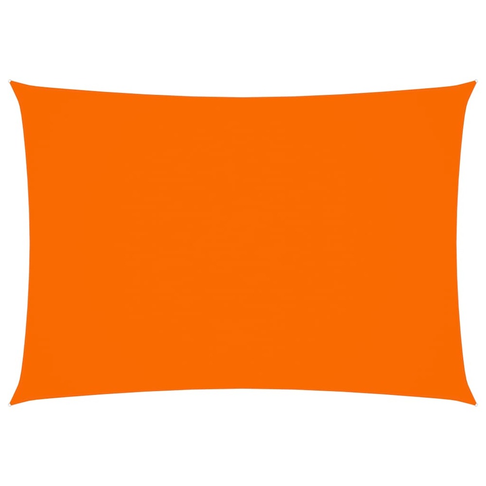 Voile toile d'ombrage parasol tissu oxford rectangulaire 2 x 4,5 m orange