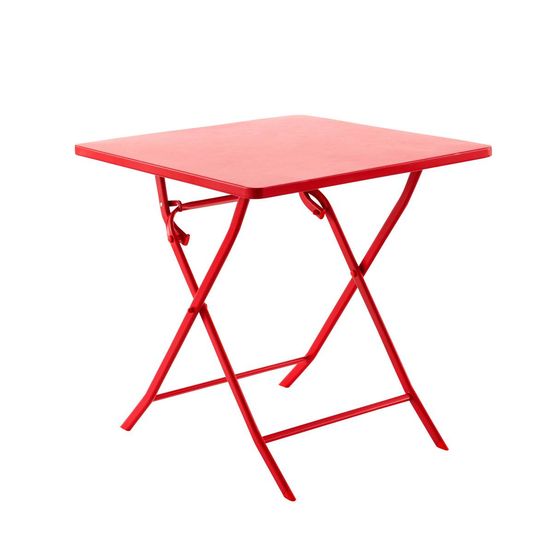 Table de jardin pliante carrée