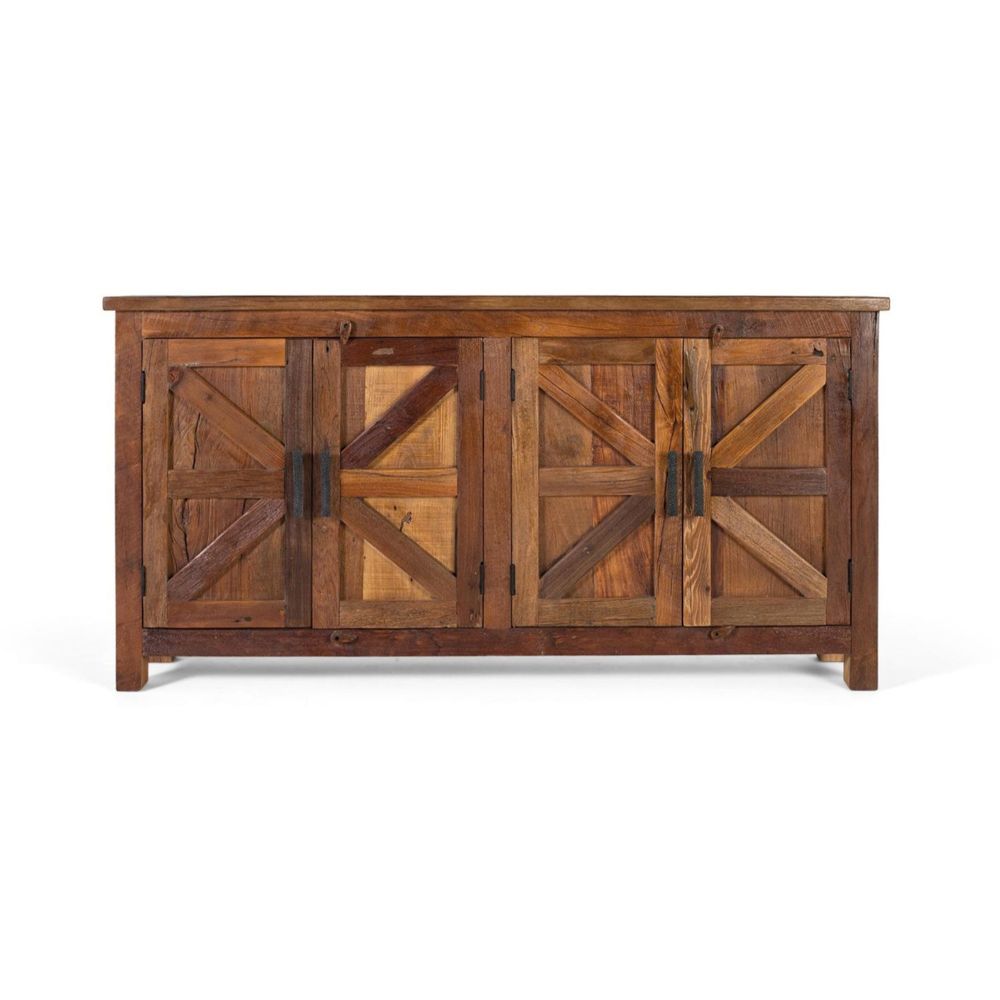 Buffet bois marron - delvina décoration d'autrefois