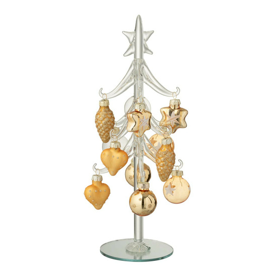 Sapin de noël en verre