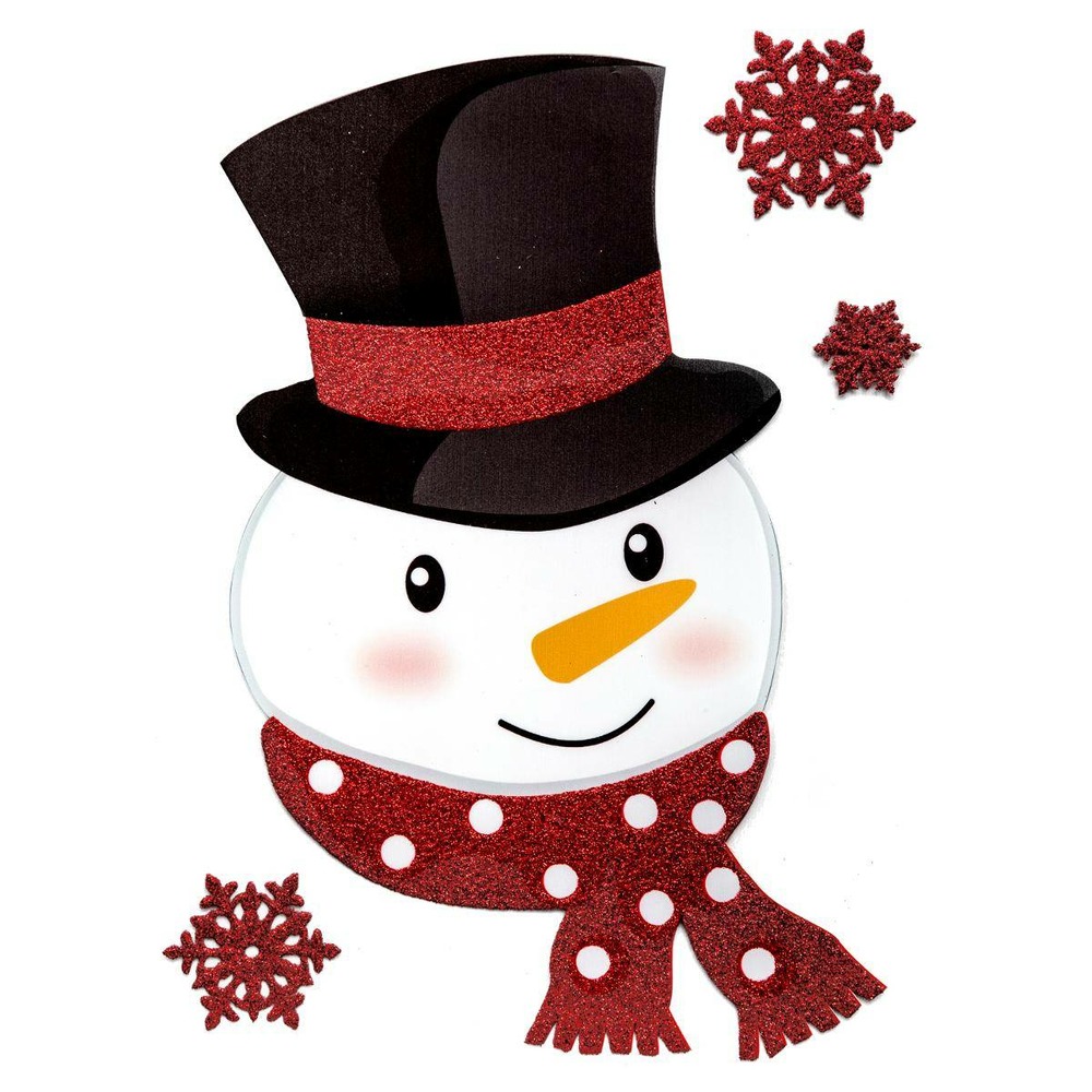 Sticker père noel/bonhomme de neige