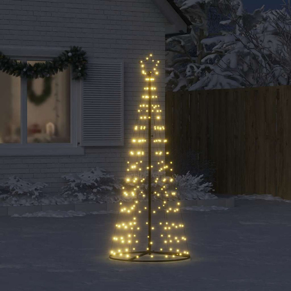 Sapin de noël à led 200 led blanc chaud 180 cm
