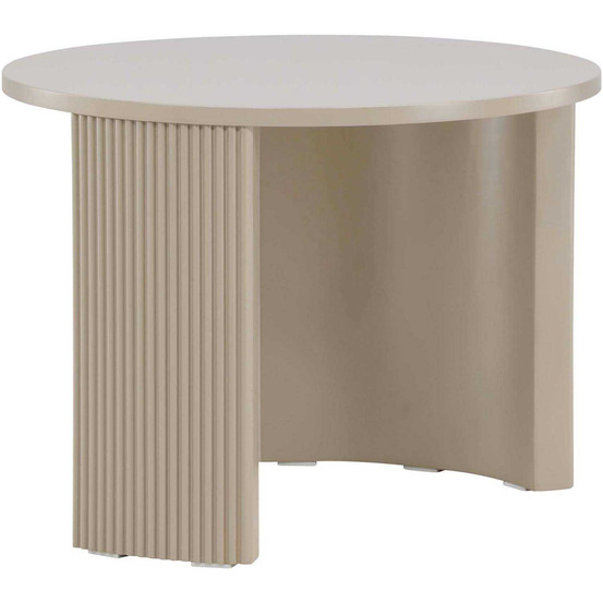 Table basse ronde 60 cm bristol taupe