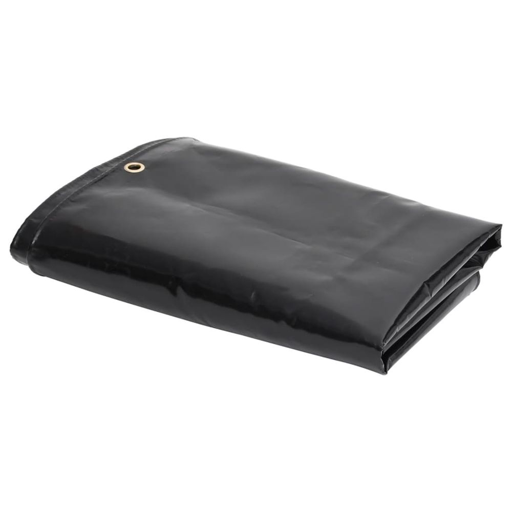 Tarps noir 3 x 3 m toile avec revêtement en pvc