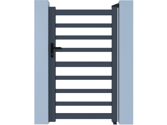 Portillon aluminium ajouré