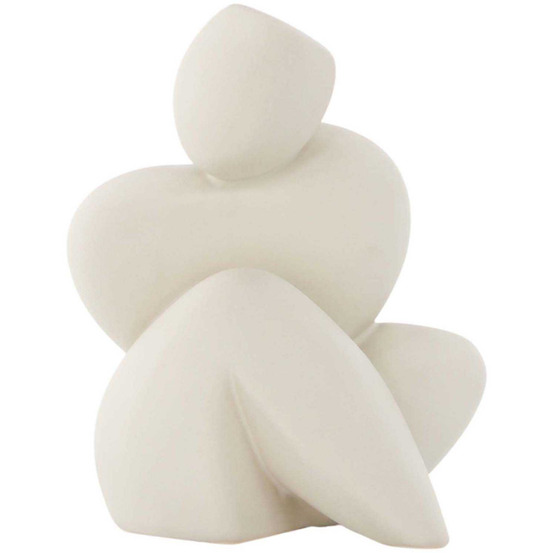 Statue en grès floda gris clair