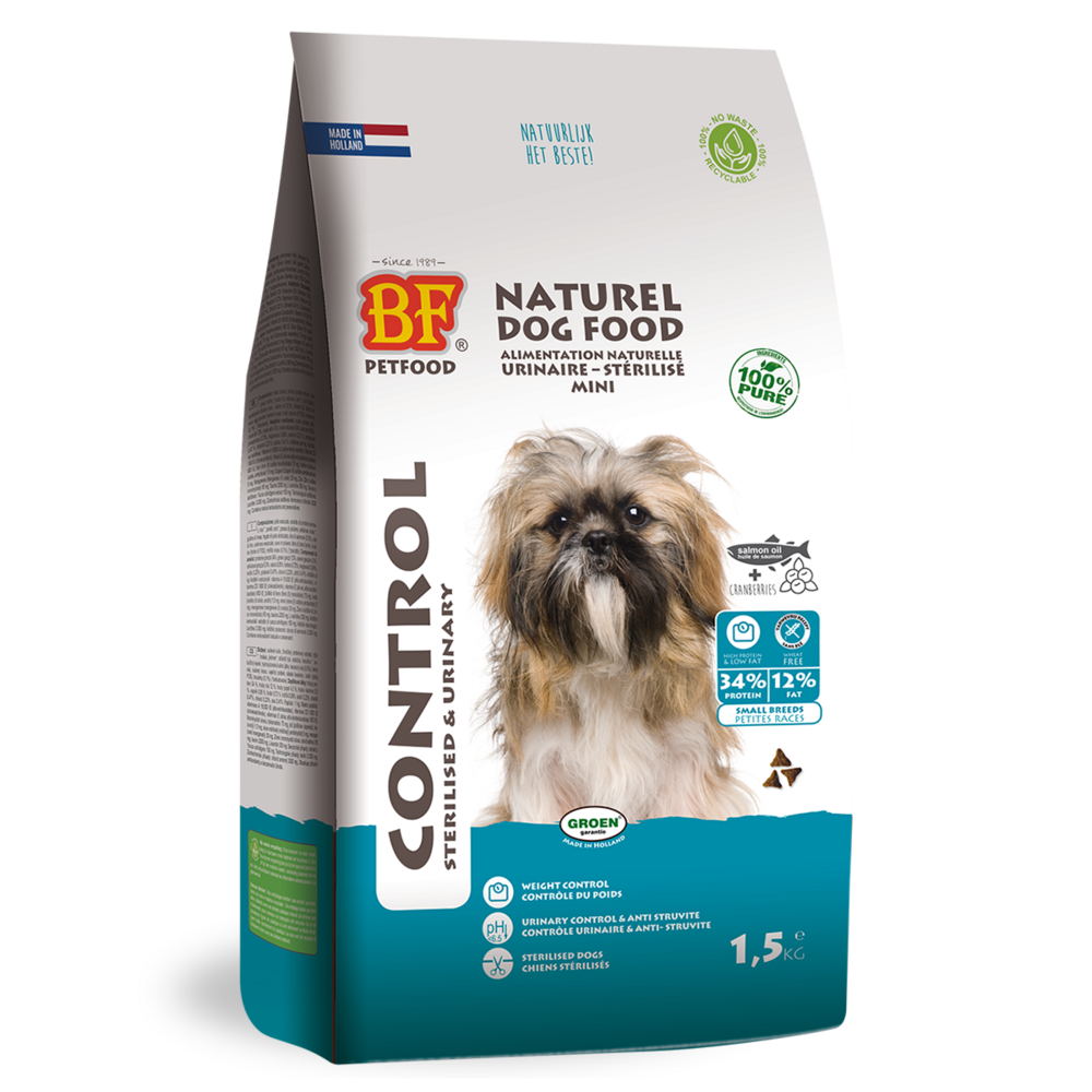 Croquettes mini control (sans blé) 1,5kg