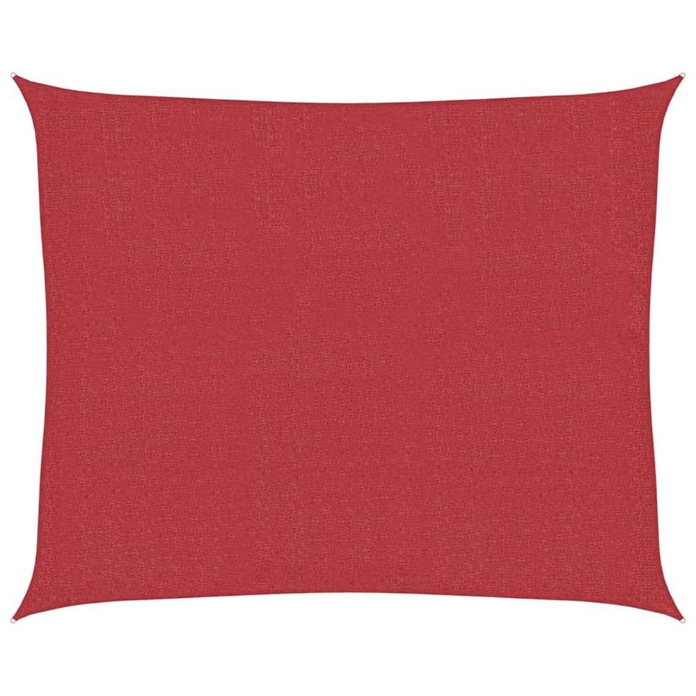Voile d'ombrage 160 g/m² rouge 2,5x3 m pehd